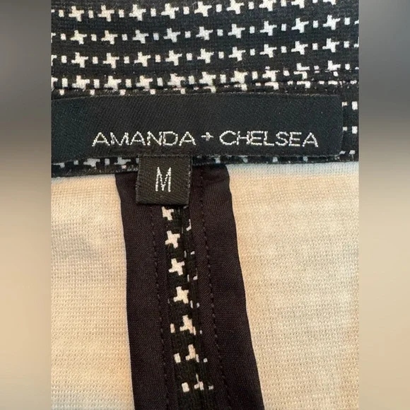 Amanda & Chelsea Classic Black and White Blazer m - Picture 7 of 8